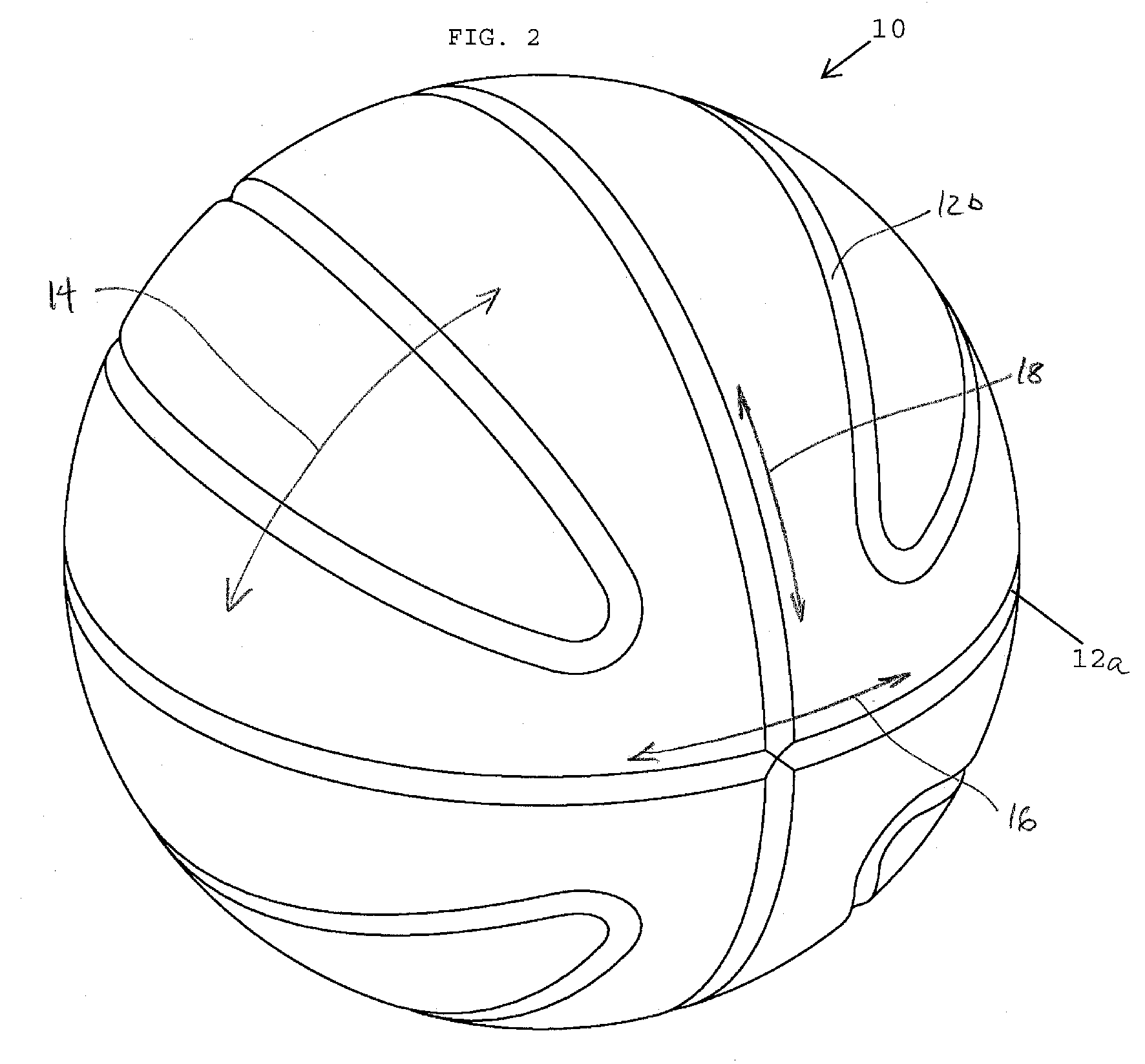 Golf ball surface patterns comprising multiple channels