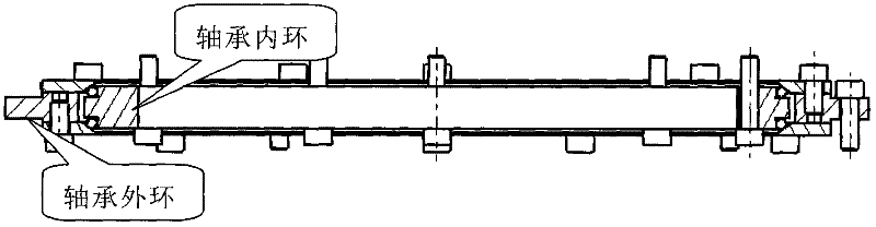 Direction line winding mechanism for telescope