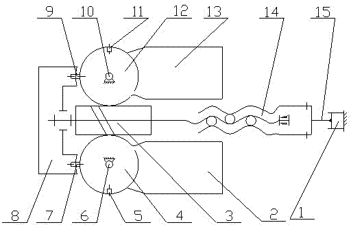 Redundant locking type longitudinal expansion mechanism of folding wing