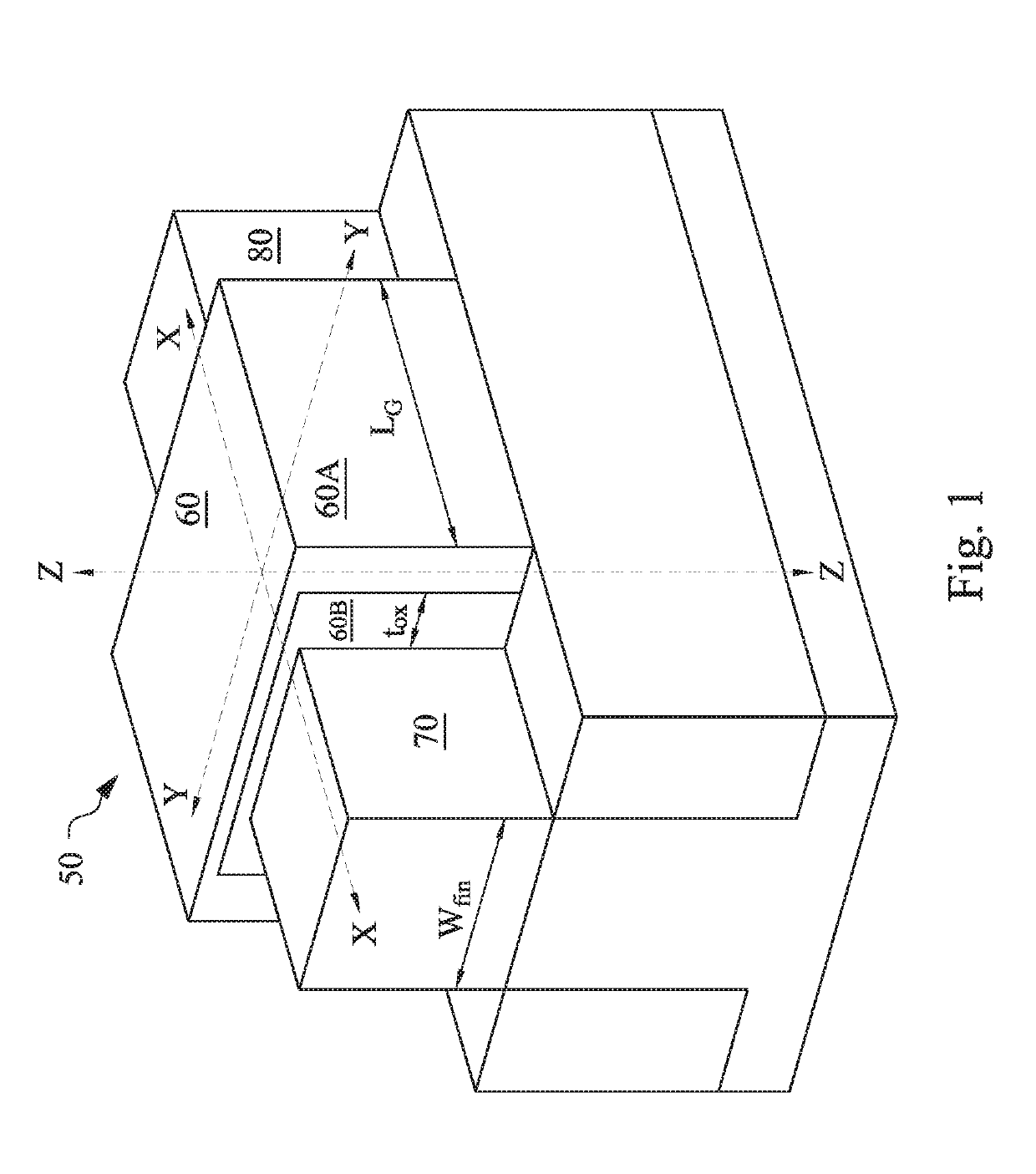 Isolation structure having different distances to adjacent finfet devices
