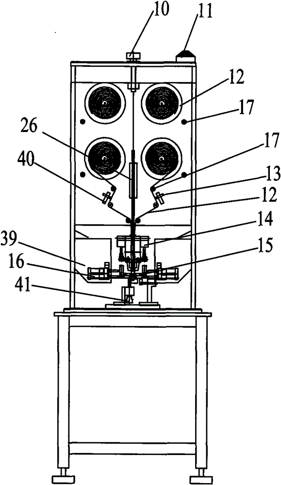 Fully-automatic sticking machine of secondary battery electrode slice insulating tape