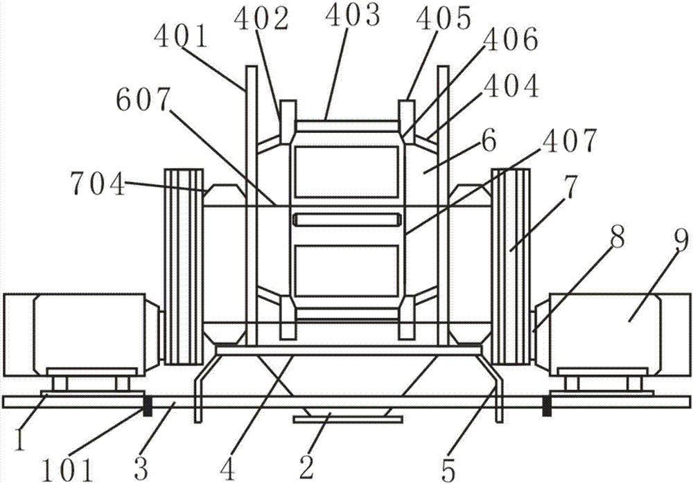 Material screening device for chemical raw material and medicine processing