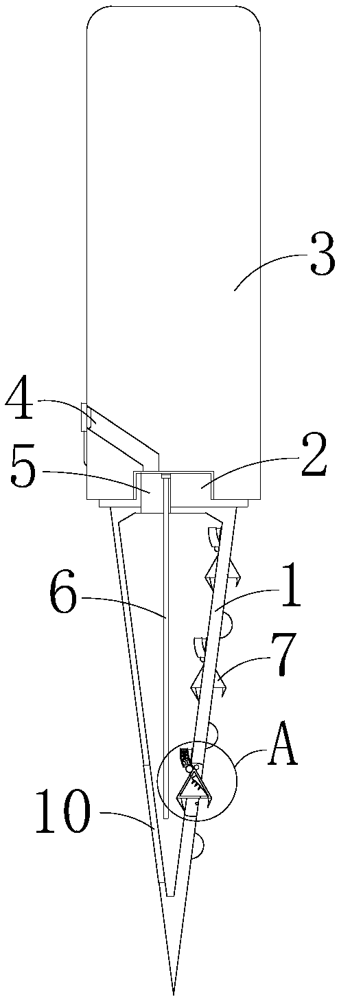 Cutter for detecting nitrite content of halogen beef