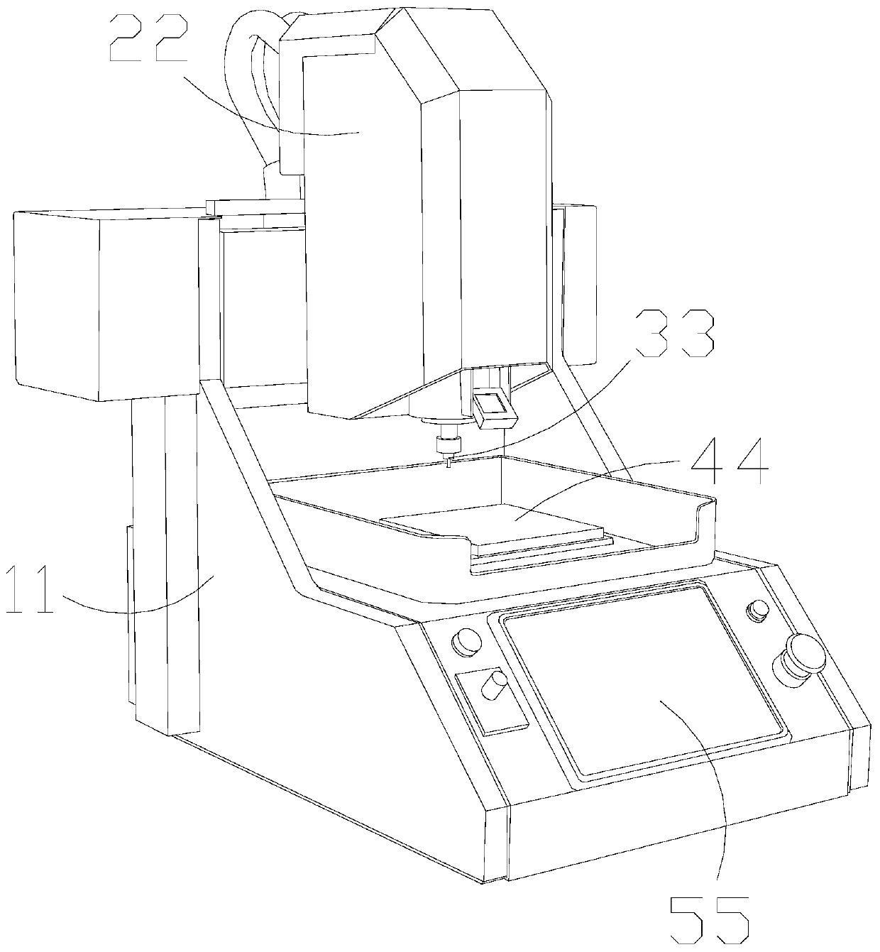 Card chip machining equipment