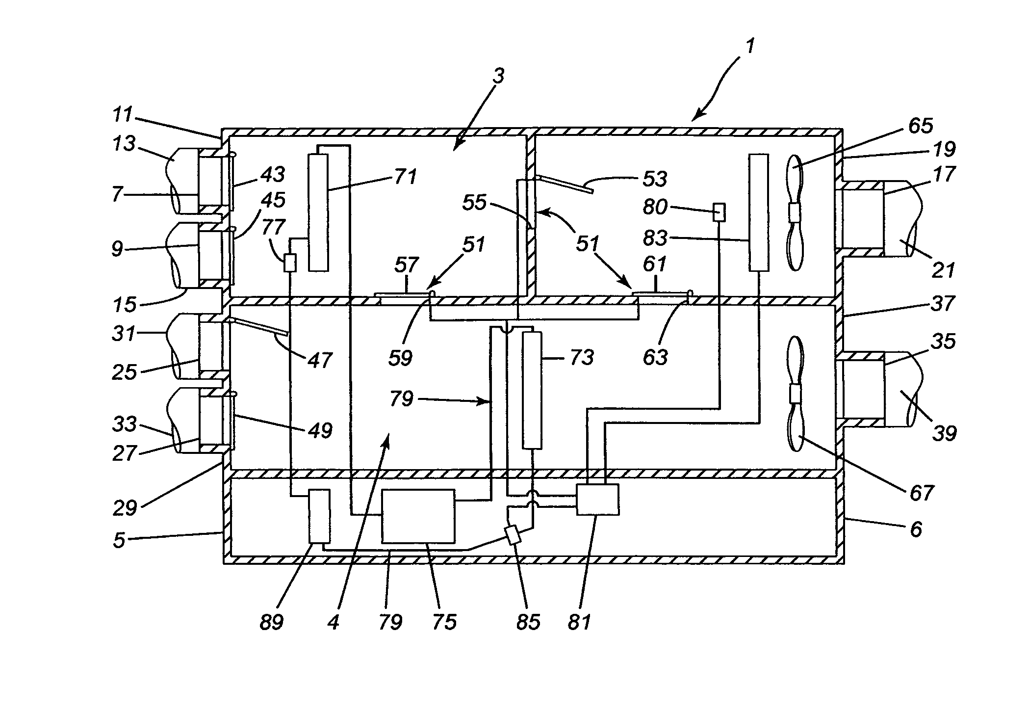 Air conditioning/dehumidifying unit