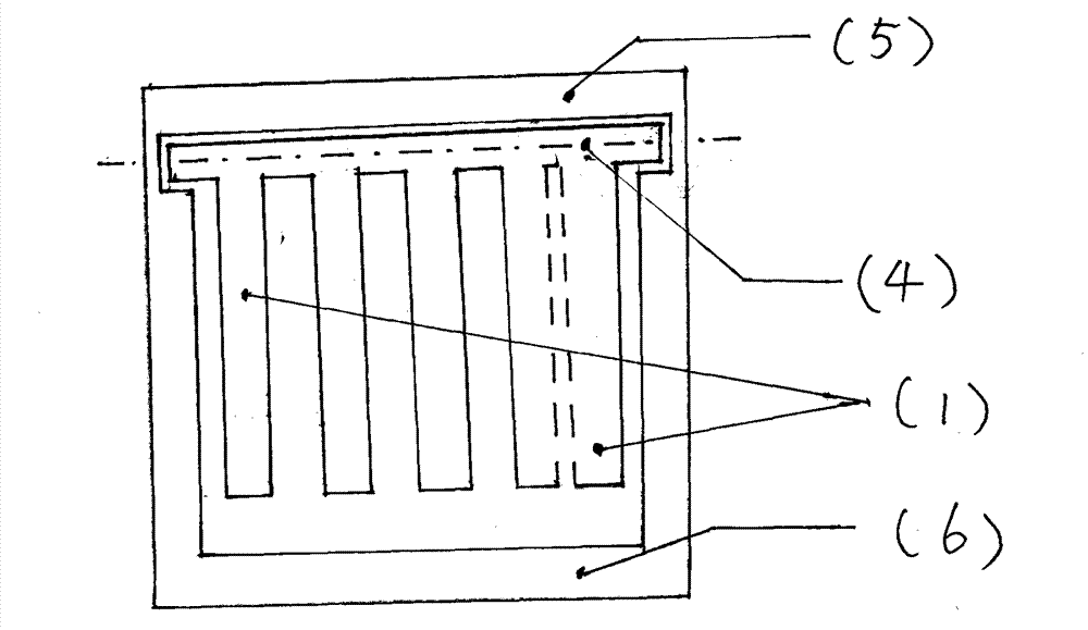 Comb-shaped tongue piece shunting variable cross-section turbine pressurizer