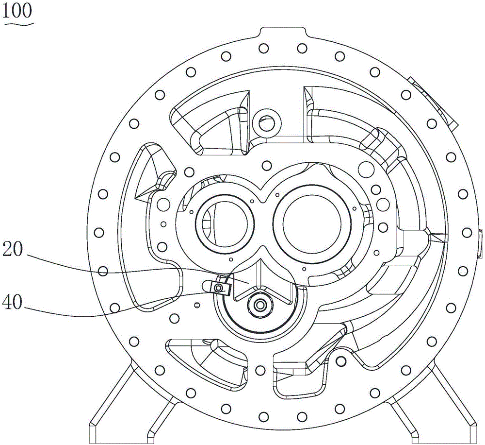 Slide valve, screw compressor provided with slide valve and screw unit