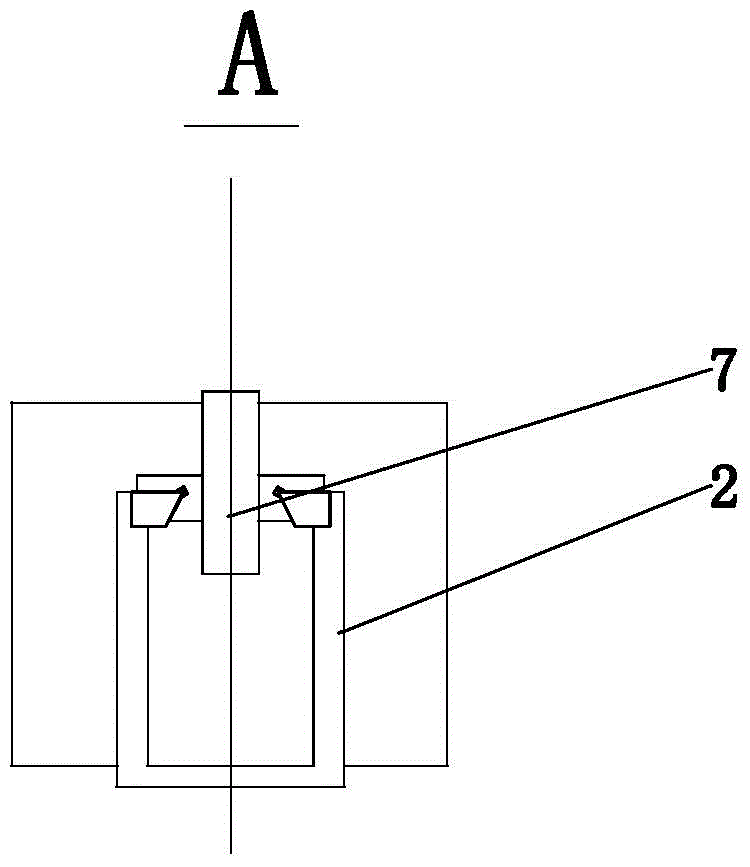 Gluing device