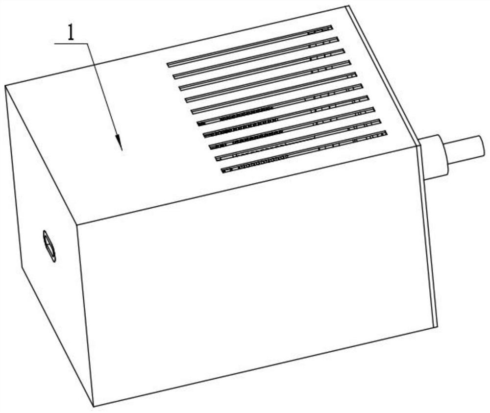 Highly-integrated vehicle-mounted charging system with rainproof and dehumidification functions