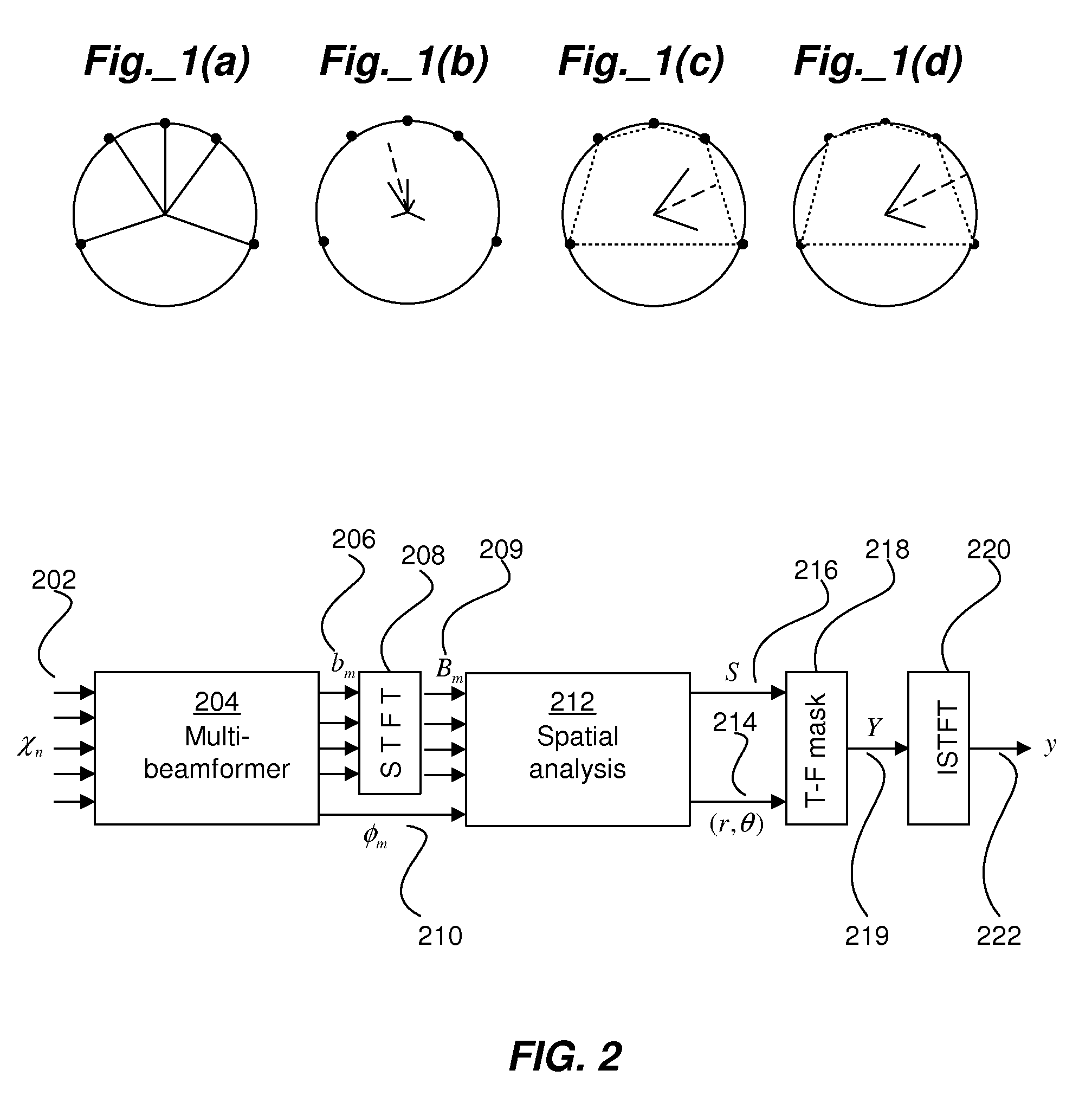 Microphone Array Processor Based on Spatial Analysis