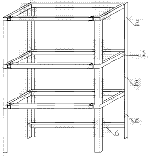 Device for curing and hanging tobacco for flue-cured tobacco and method of using the same