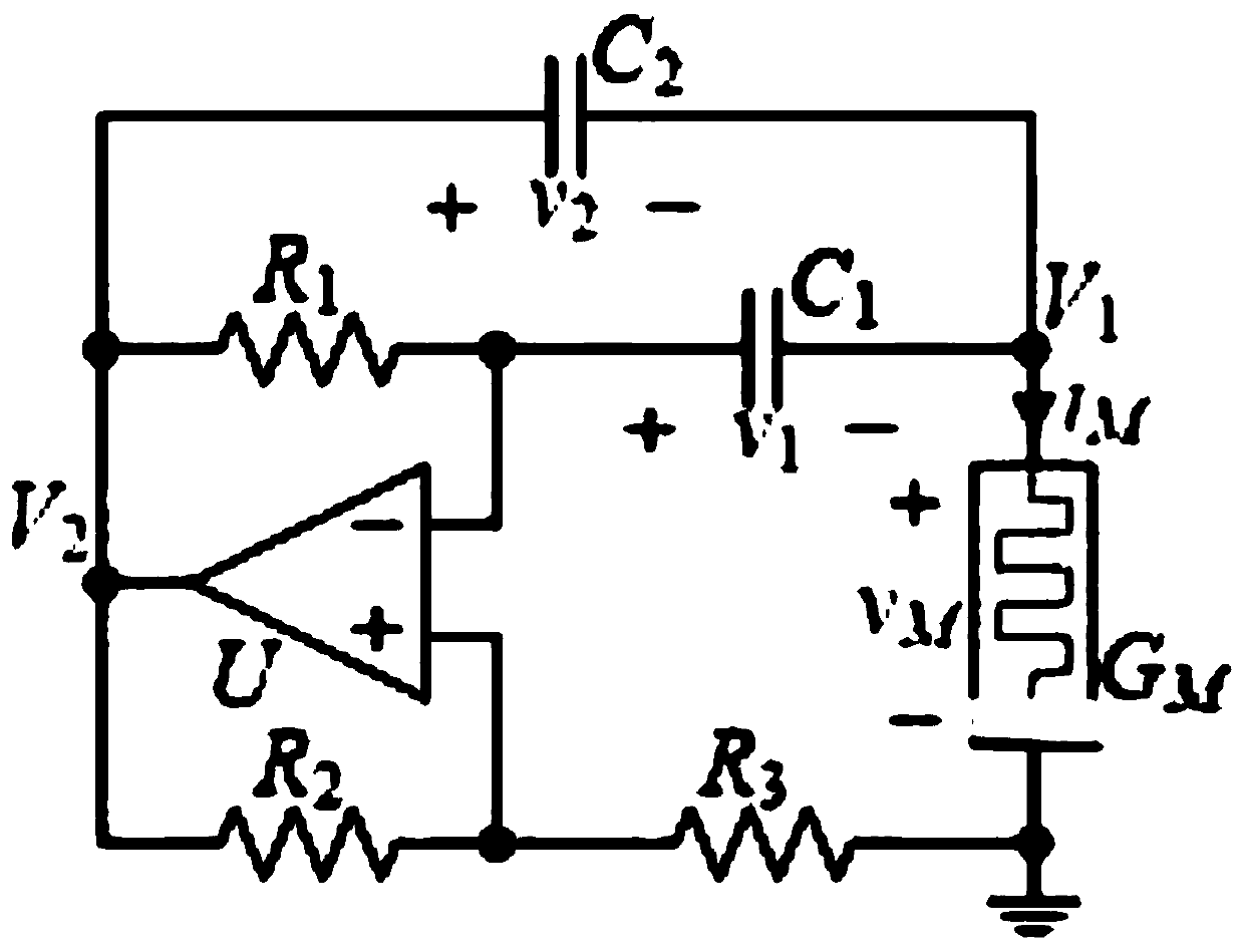 A four-order memristor band-pass filter chaotic circuit