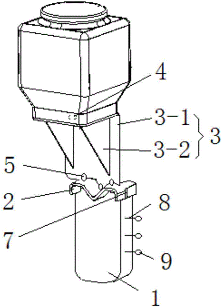 Plant-protection-insecticide-box anti-vibration installation frame of all-dimensional deep scarifier