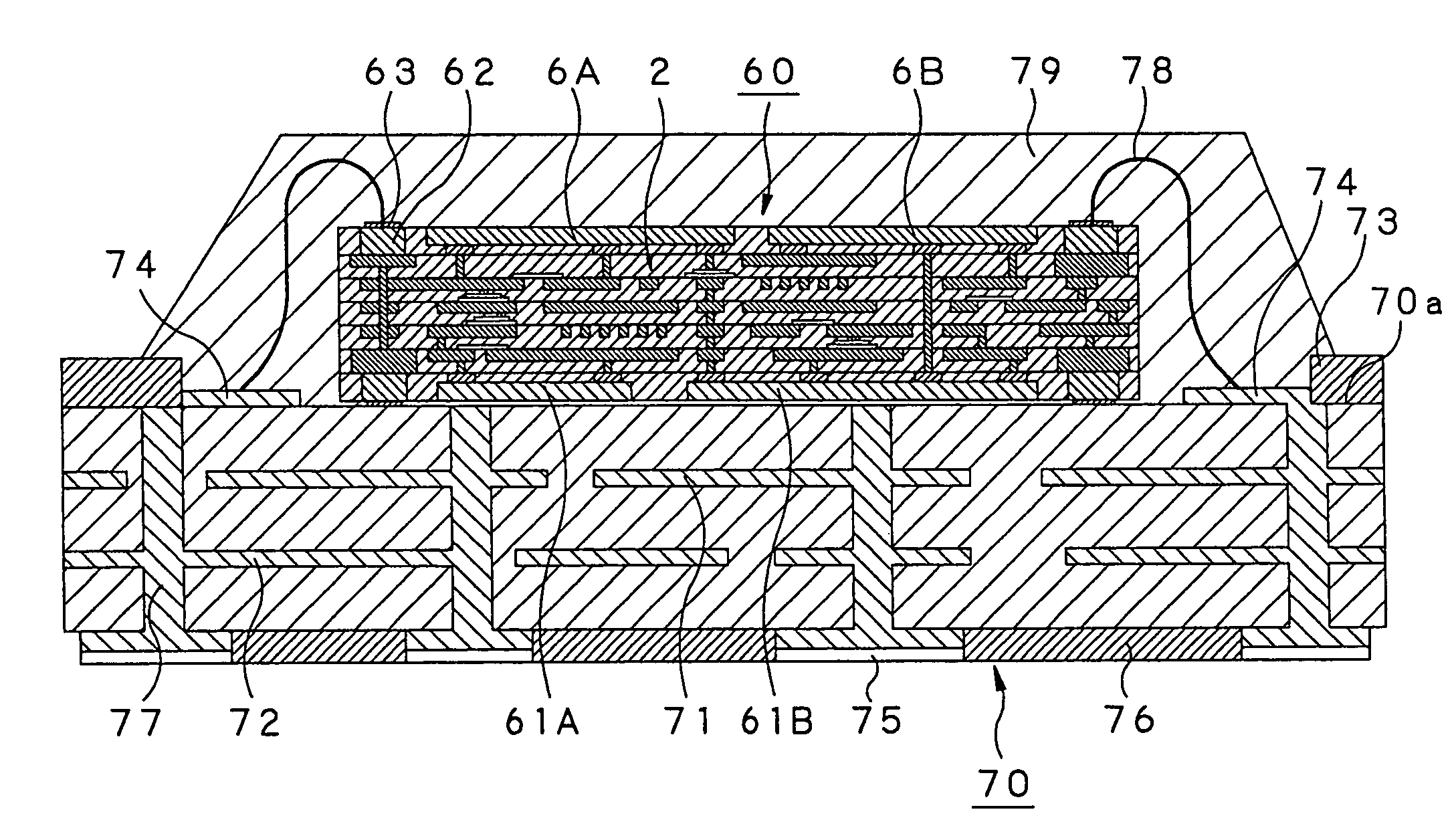Multi-chip circuit module and method for producing the same