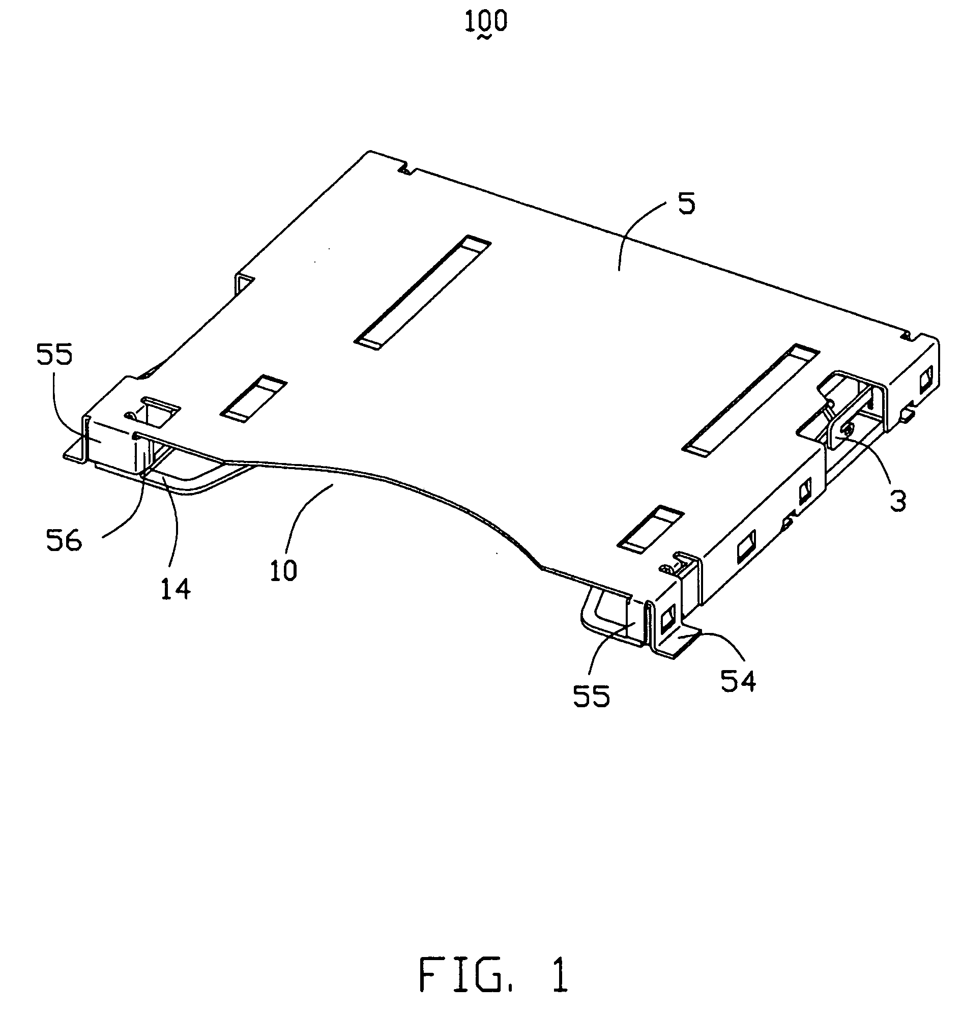 Electrical card connector