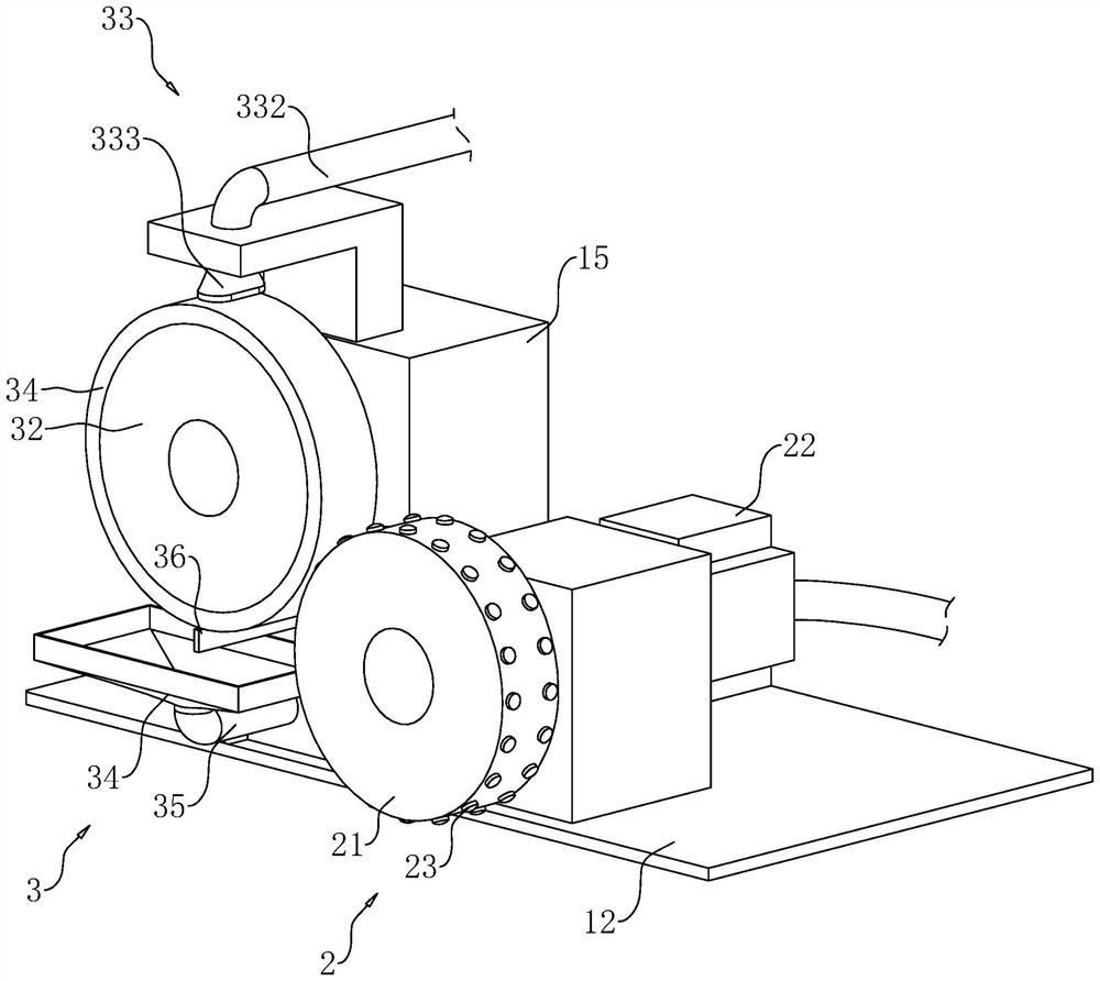 Gluing device for carton production line