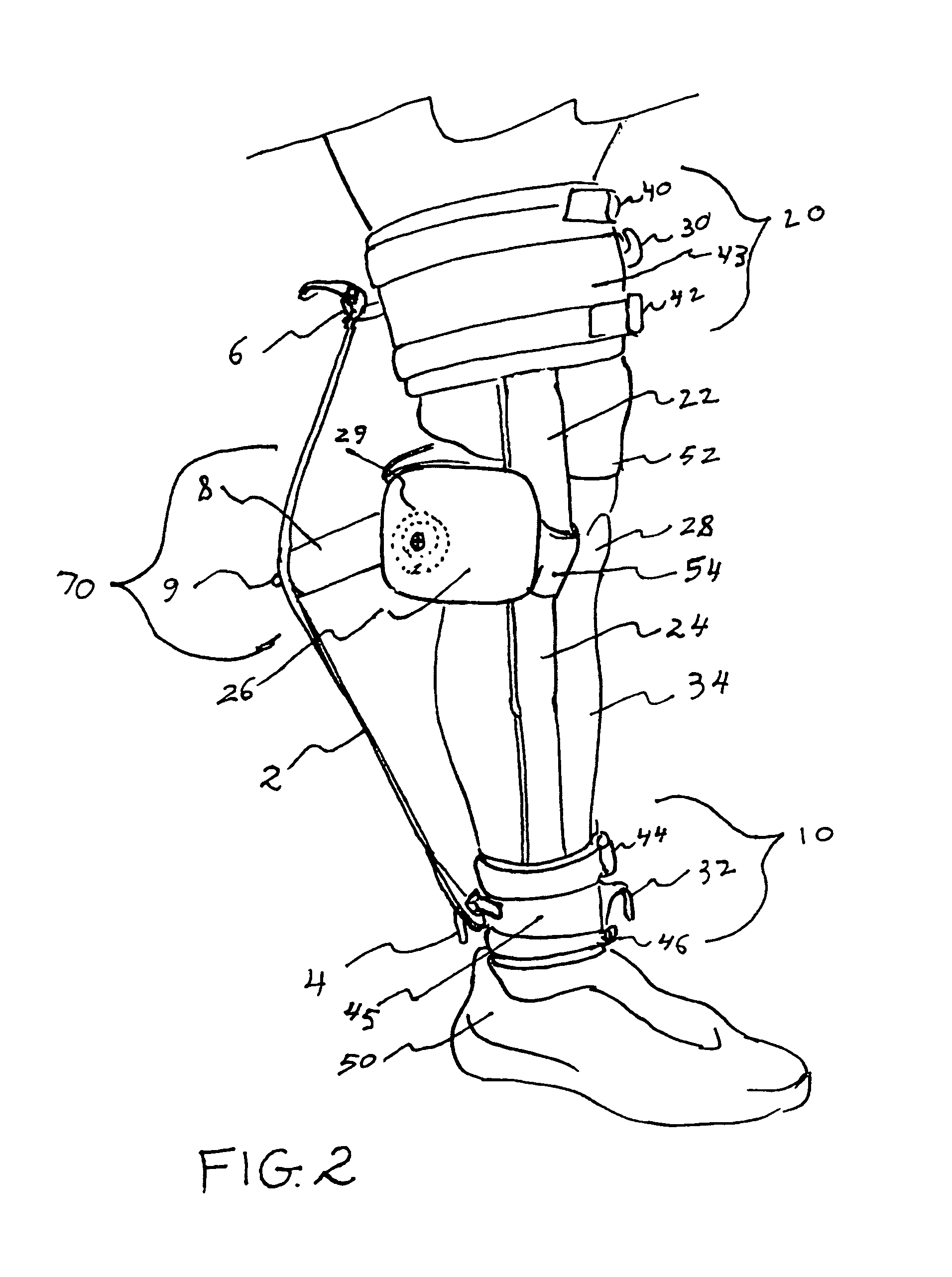 Knee rehabilitation exercise device
