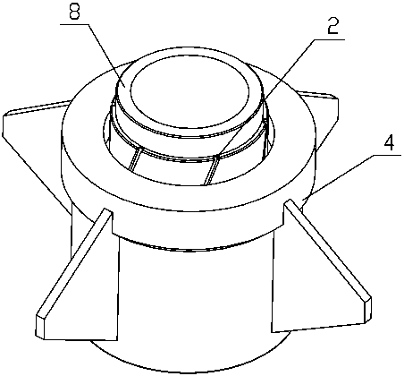 Self-lubricating bearing device for high-temperature molten salt pump