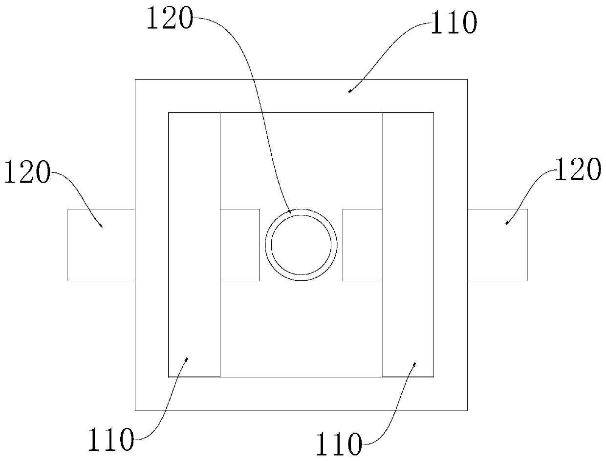 Multi-channel power supply circuit based on magnetic particle magnetic control aggregation device