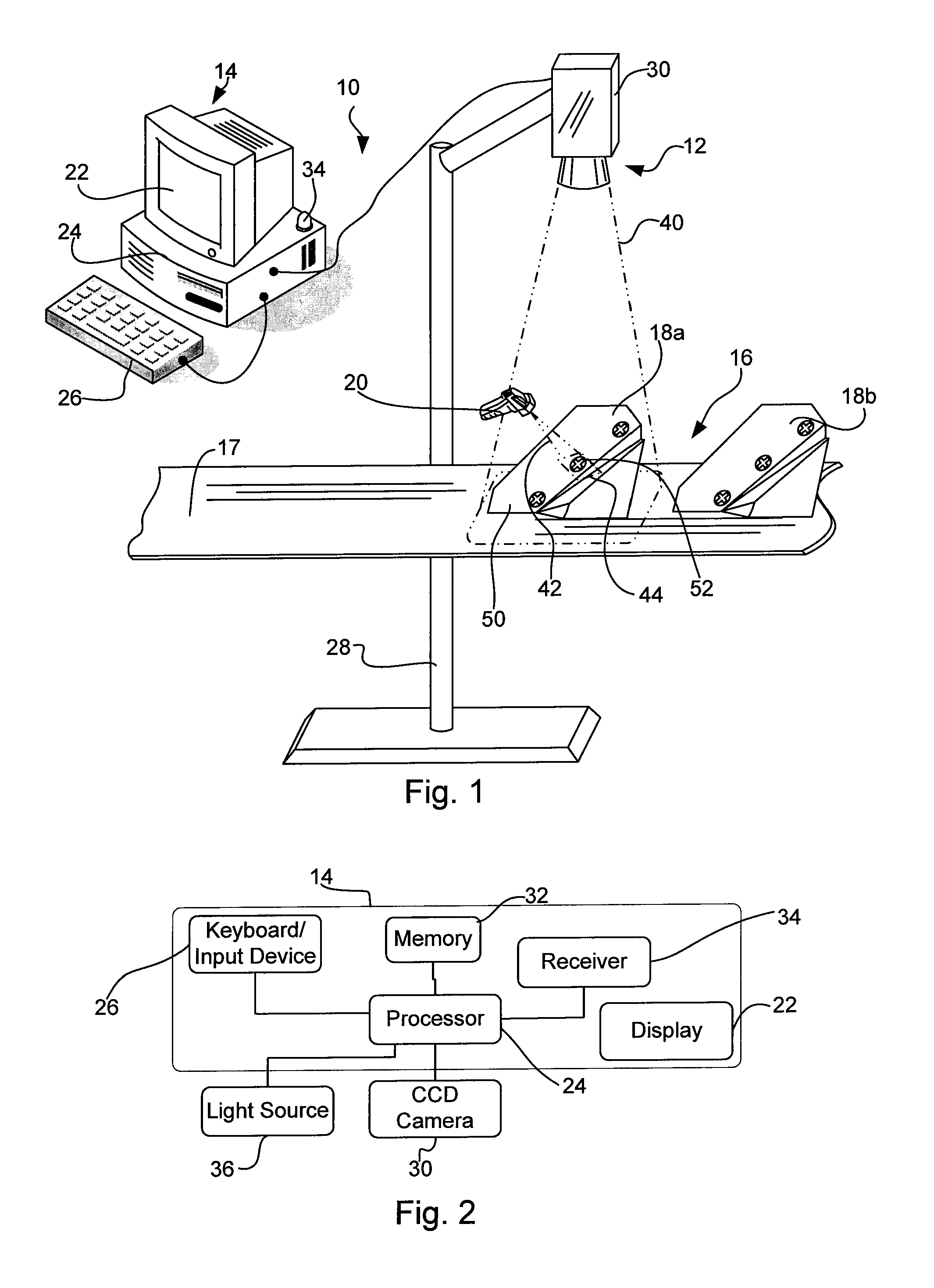 Method And Apparatus Using Aiming Pattern For Machine Vision Training