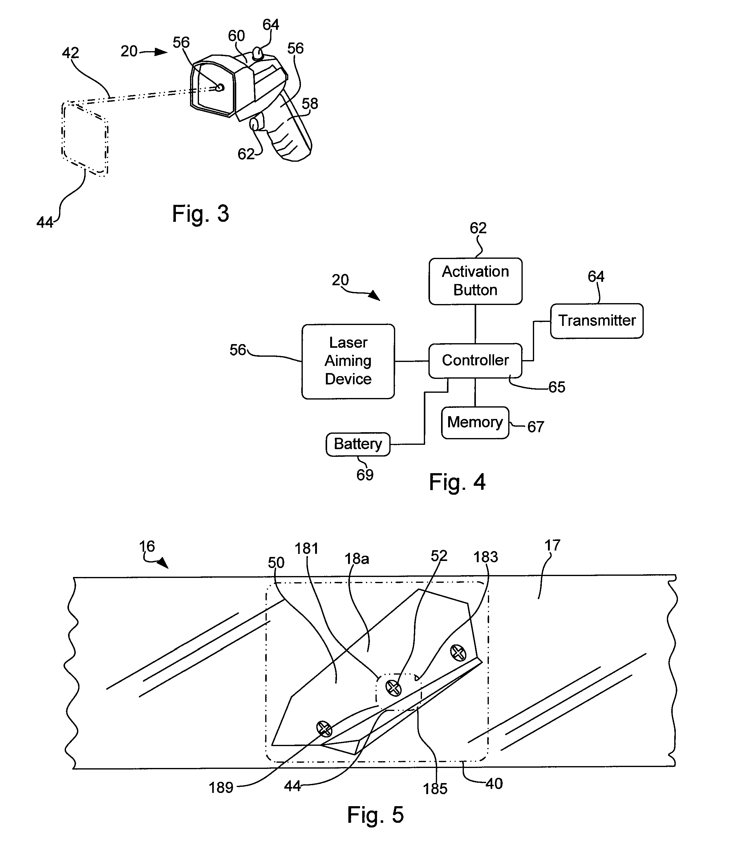 Method And Apparatus Using Aiming Pattern For Machine Vision Training