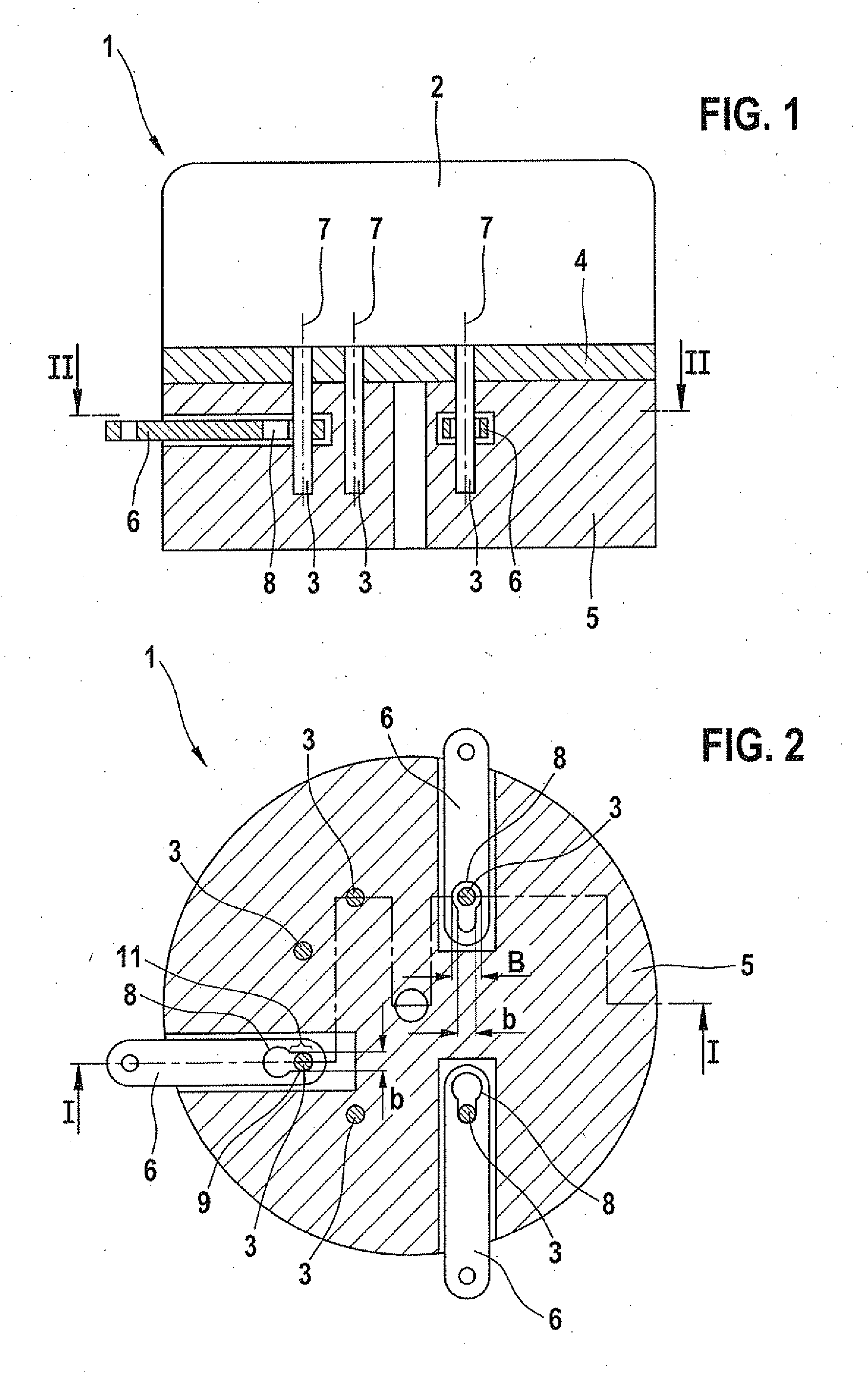 Electrical apparatus with a contacting device