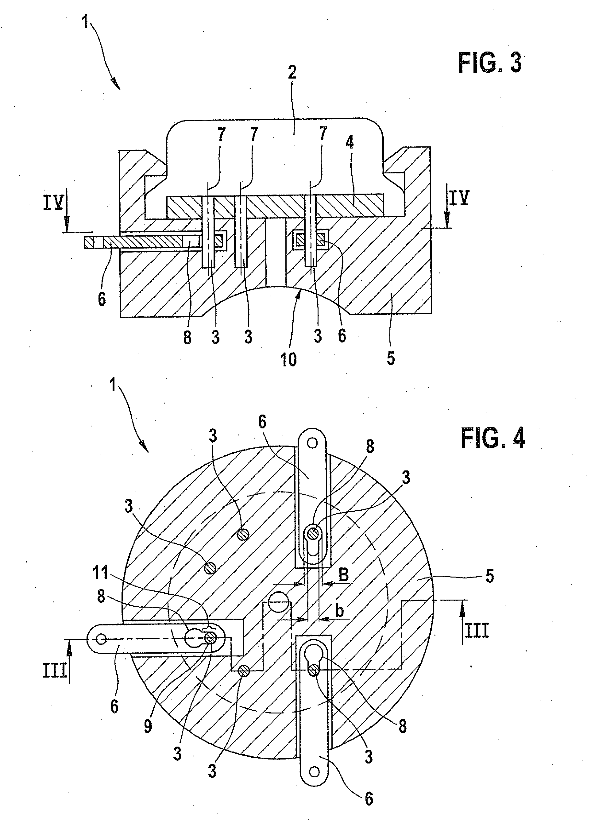 Electrical apparatus with a contacting device