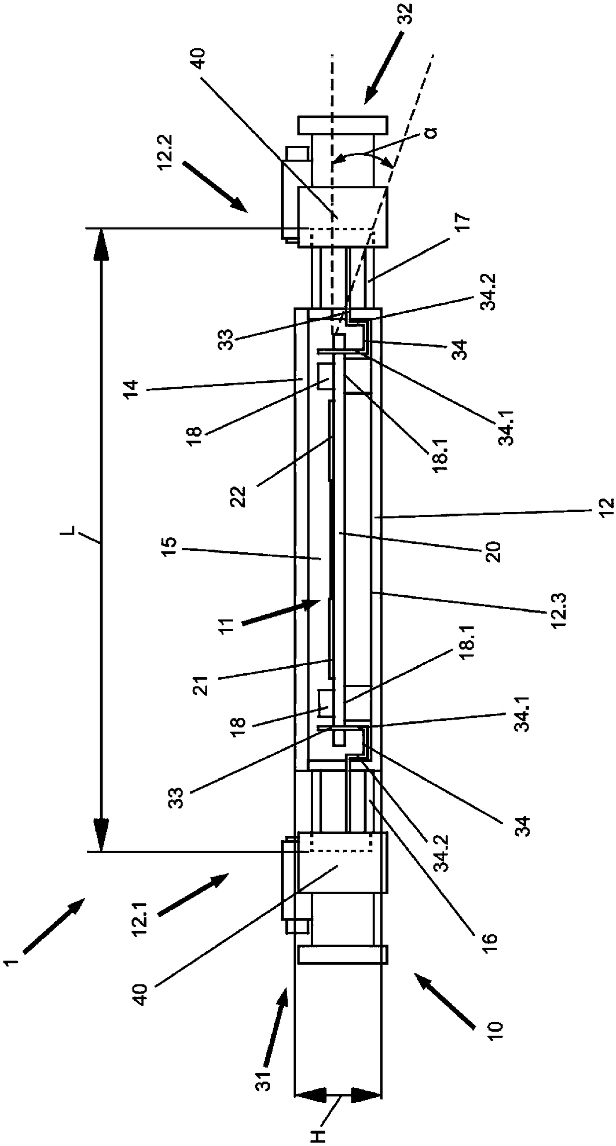 Electronic unit for a sensor, vehicle and method of manufacturing an electronic unit