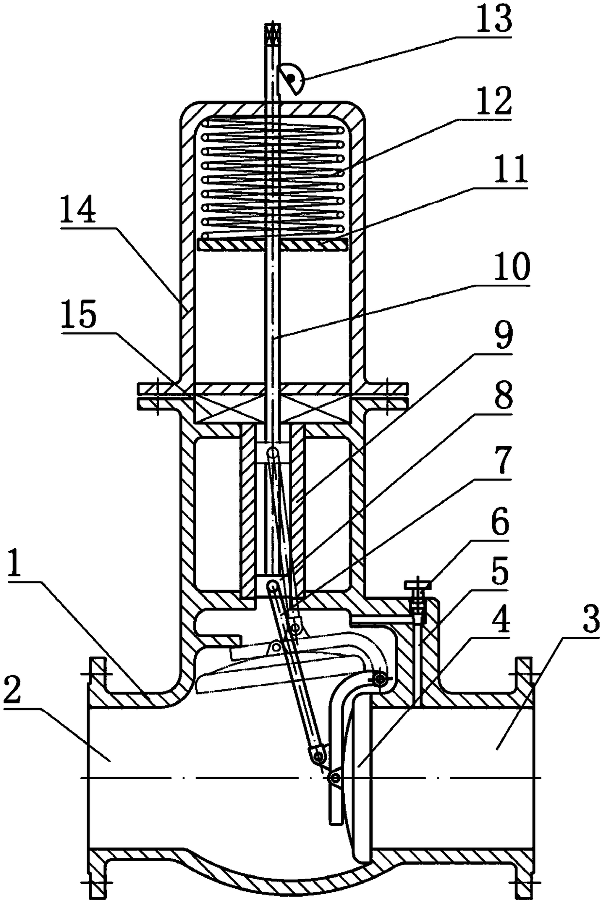 Low resistance loss quick-closing valve and using method thereof
