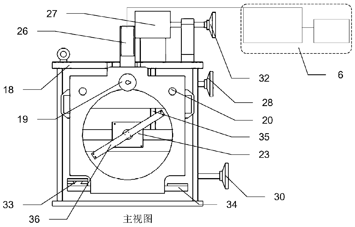 Absolute surface shape detection device for planar optical elements