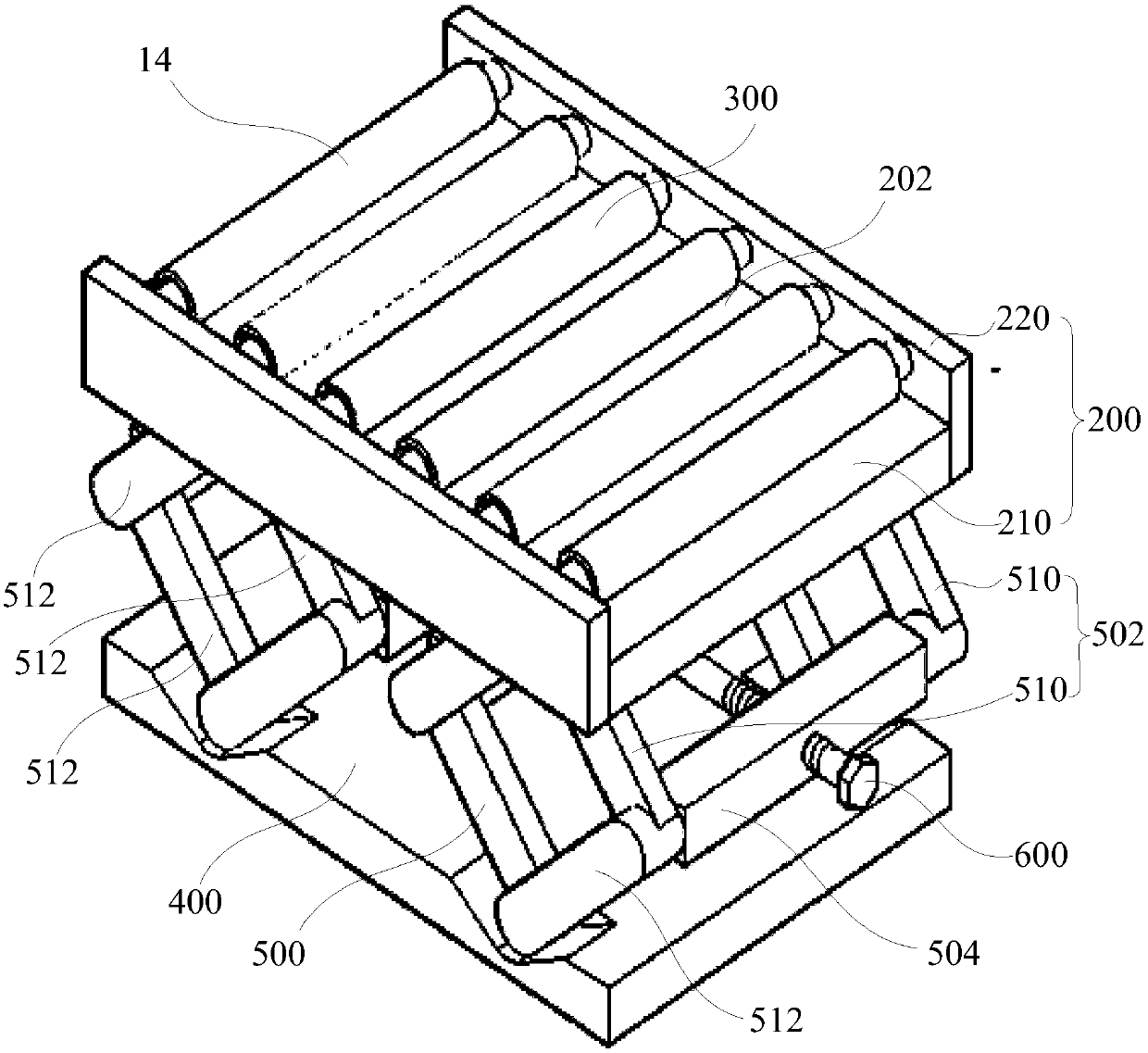 Glass melting furnace system and electrode brick supporting device thereof