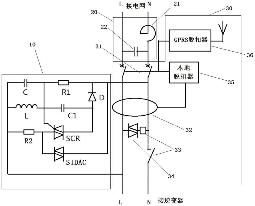 Reactive power optimization and safety lifting device for photovoltaic inverter