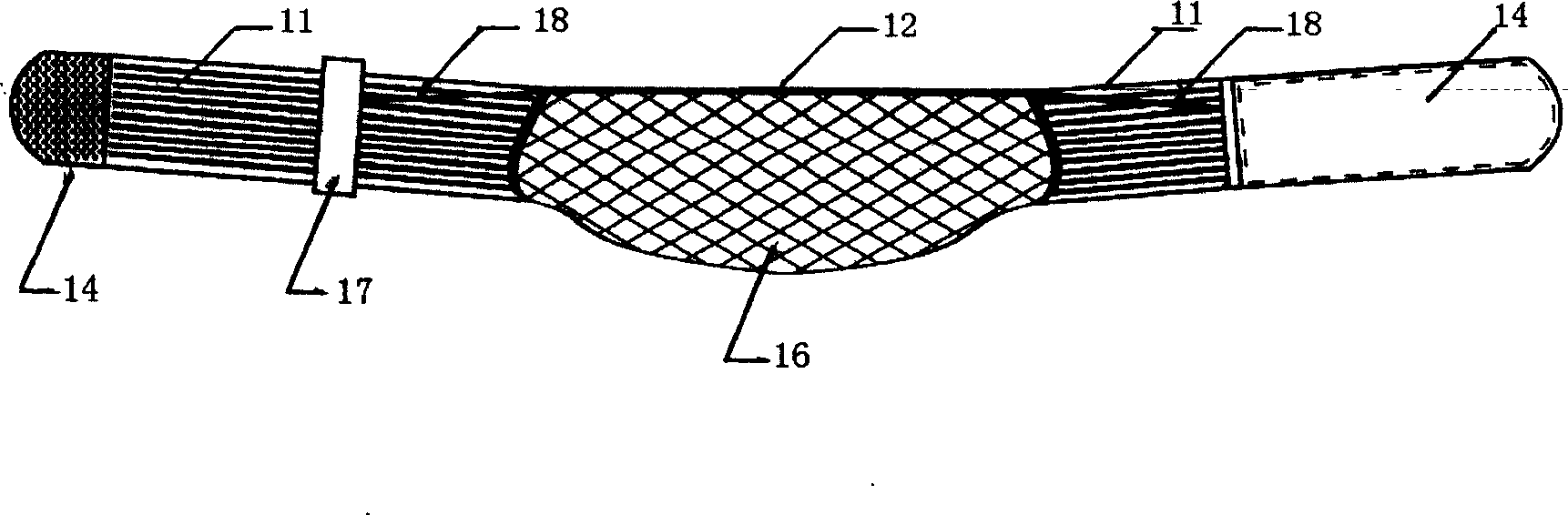 Carbon heating waistband and preparation method thereof