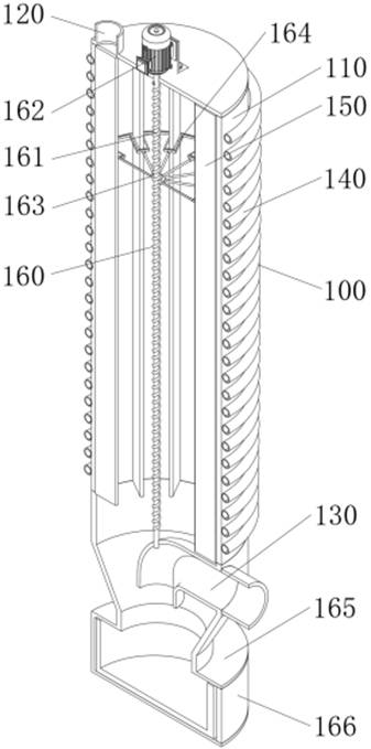 A composite cooling and heating cycle drying device for industrial gas drying