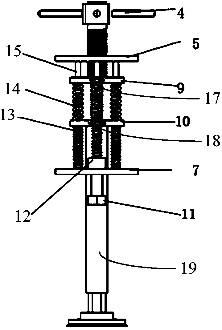 Flexible pressing device for low-rigidity components and assembling and pressing method of flexible pressing device