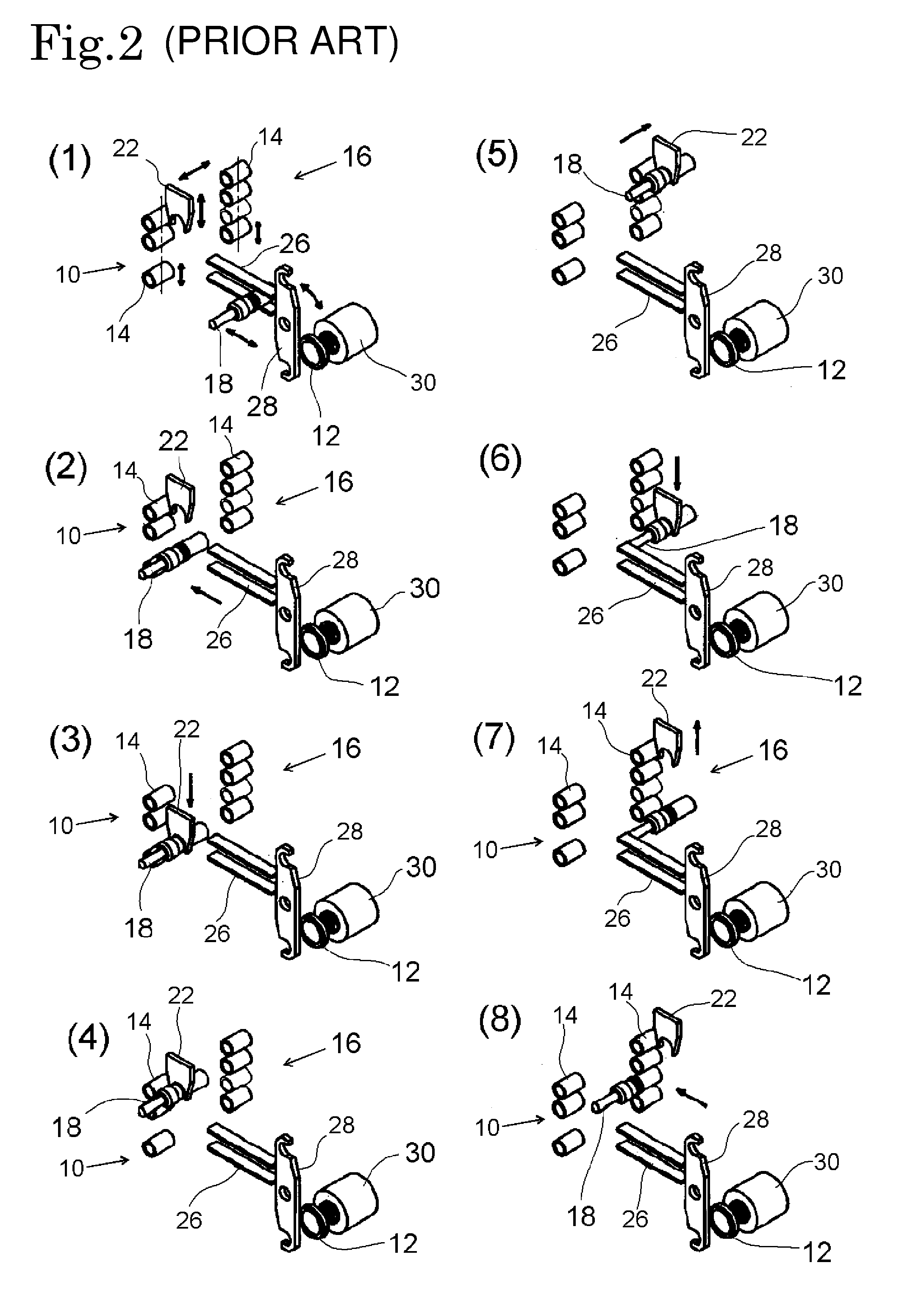 Automatic tool storing mechanism