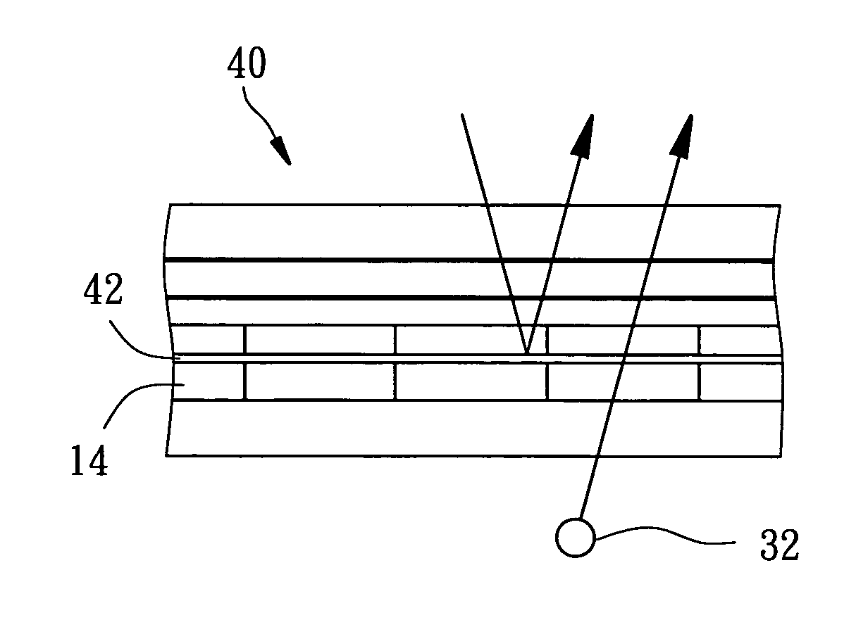 Apparatus of liquid crystal display for compensating chromaticity of reflected light and the method of fabrication