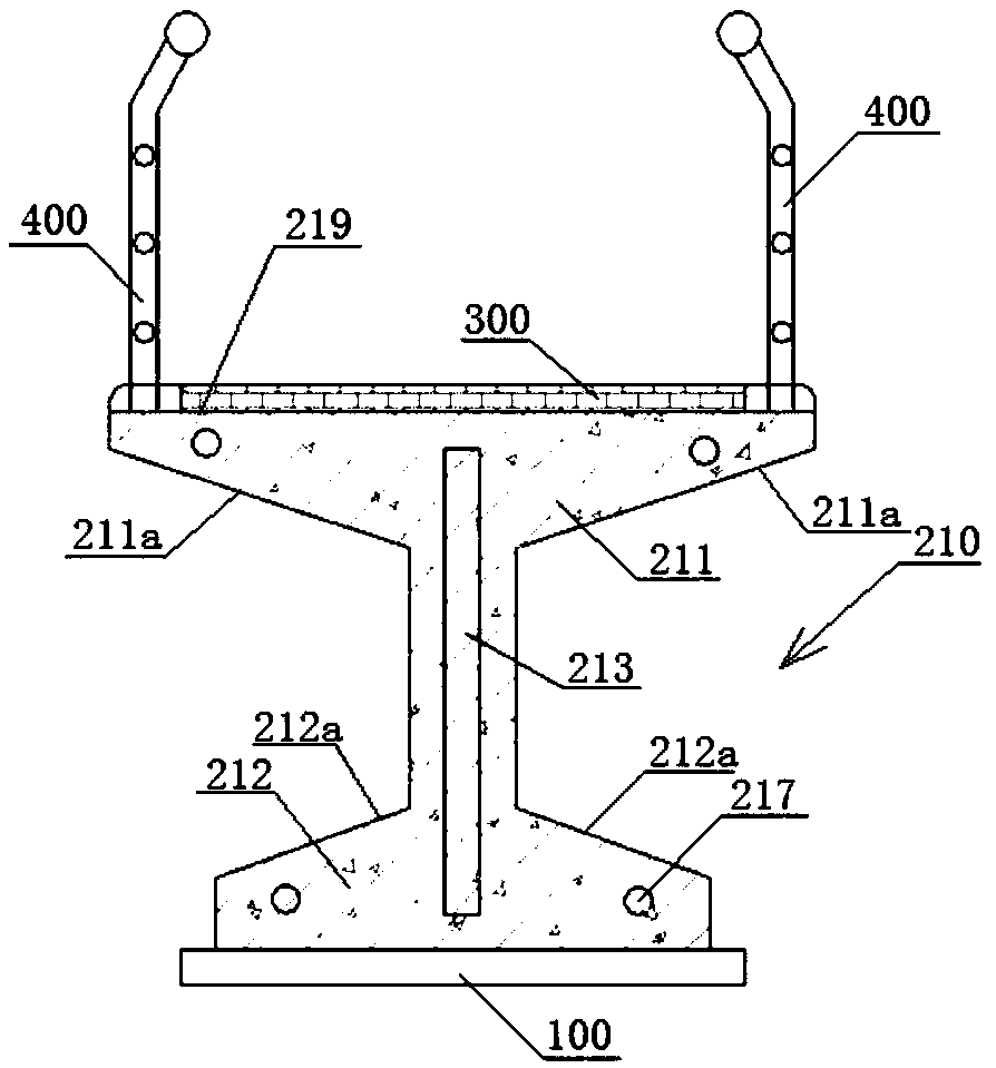 Fabricated two-stage retaining wall structure