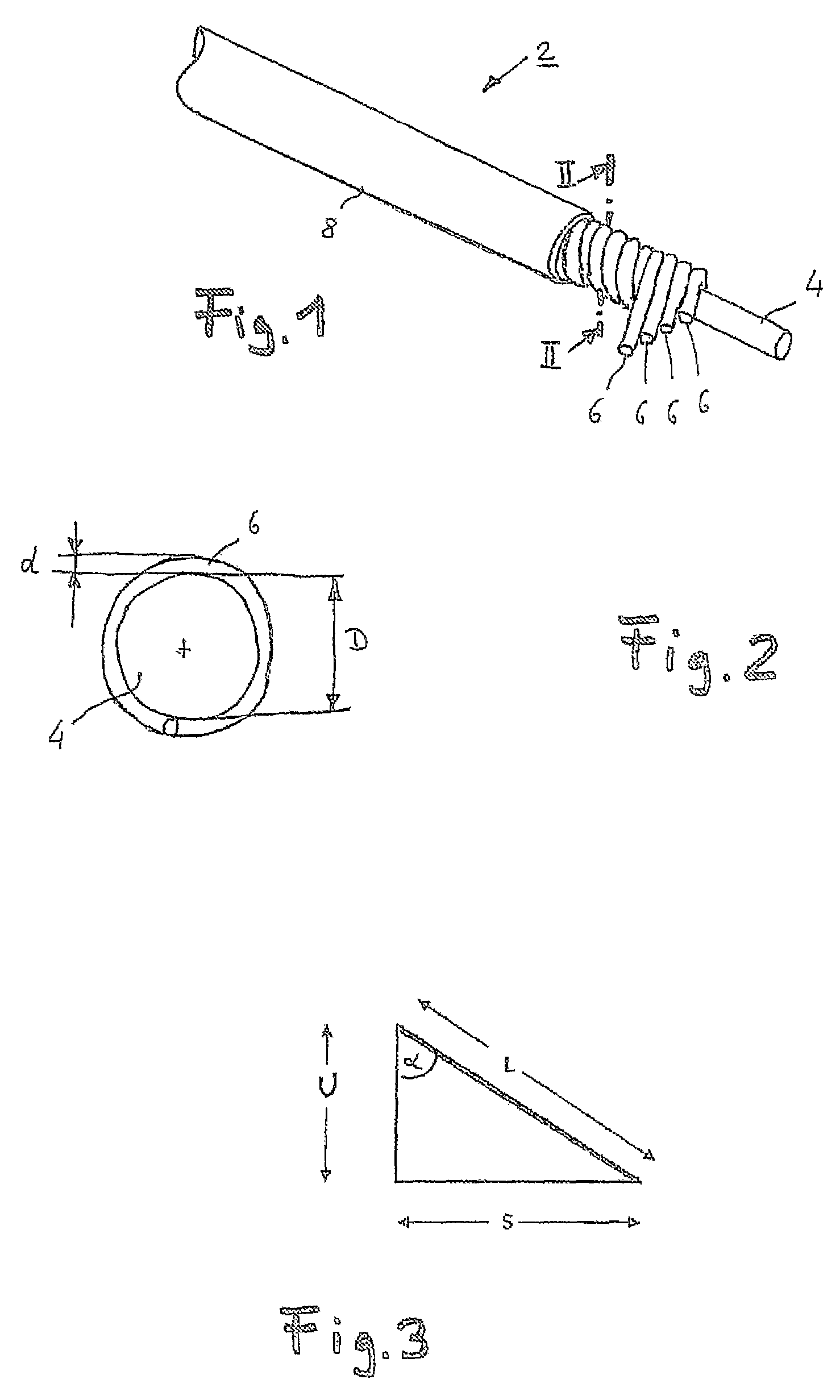 Highly extensible power and/or signal transmission cable as well as rotor blade with such a cable