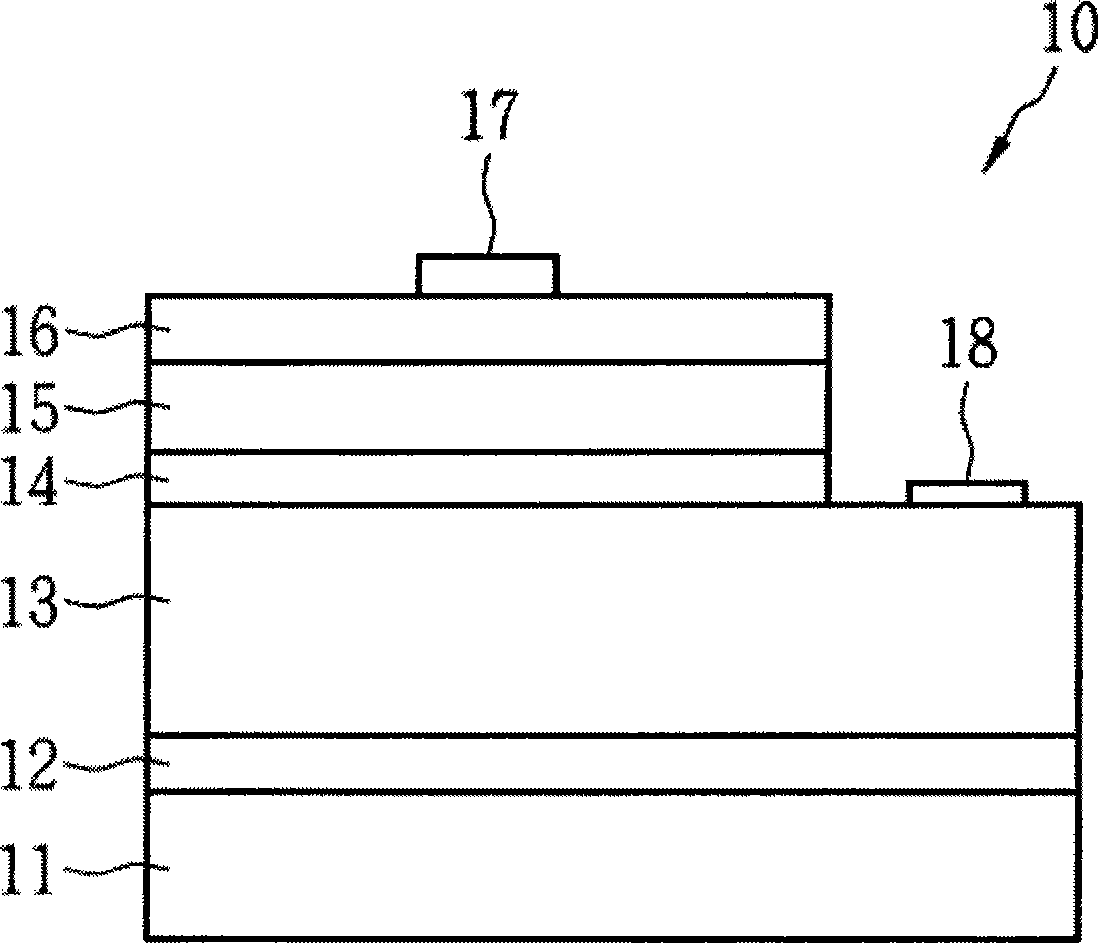 Group III nitride compound semiconductor LED and production method thereof