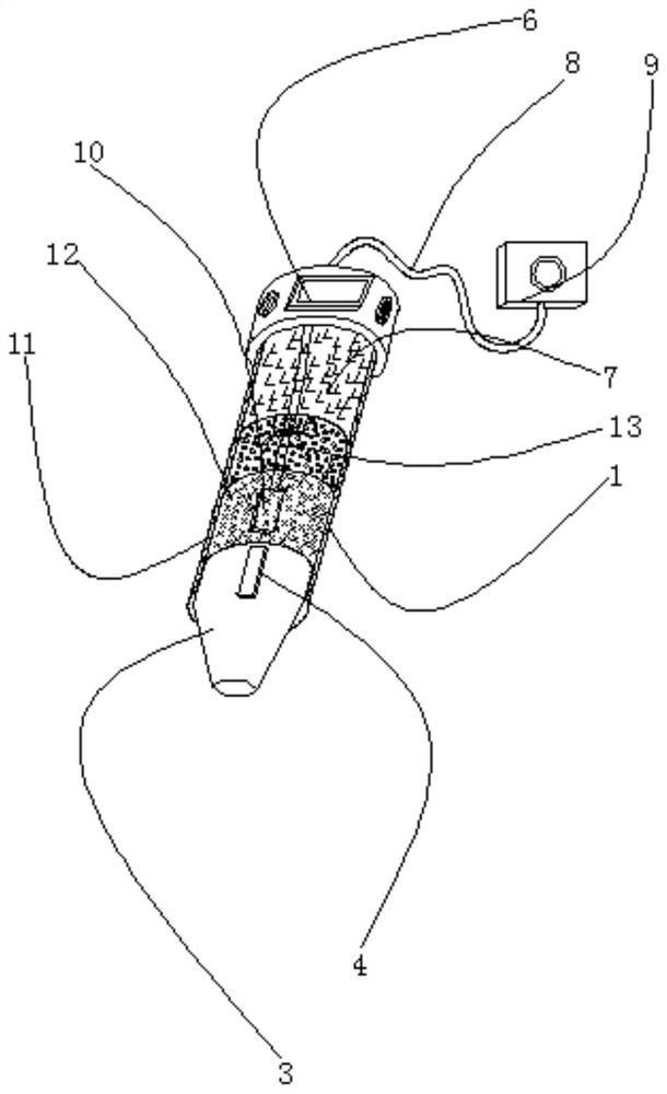 Tunnel smooth blasting structure and blasting method