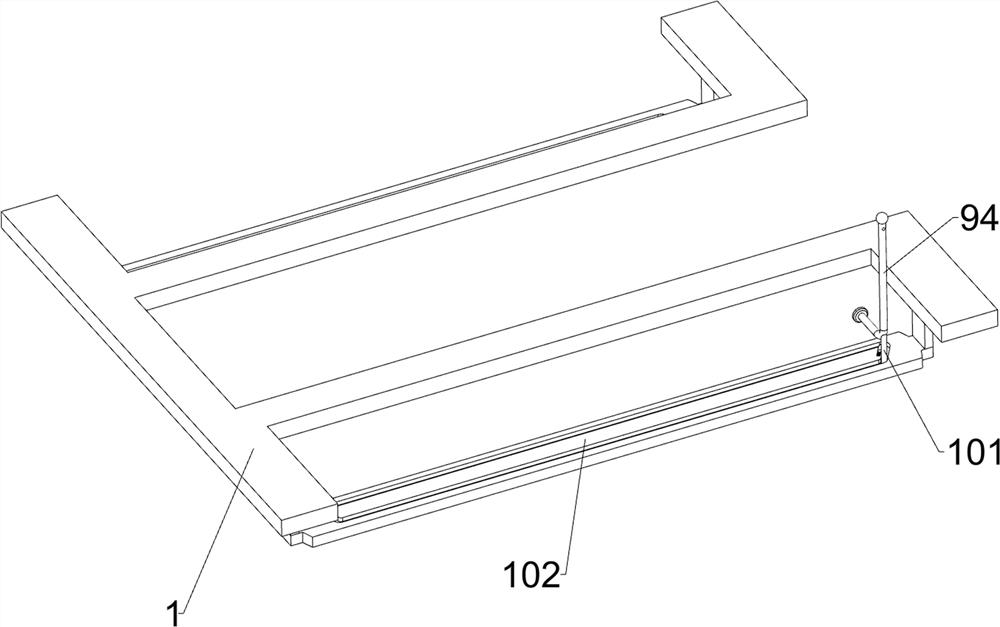 Cement paving device for building