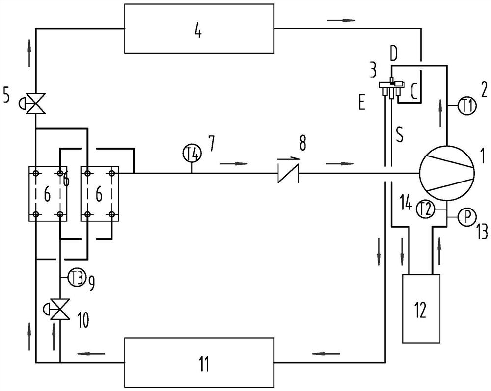 A kind of control method of vehicle-mounted heat pump air conditioning unit