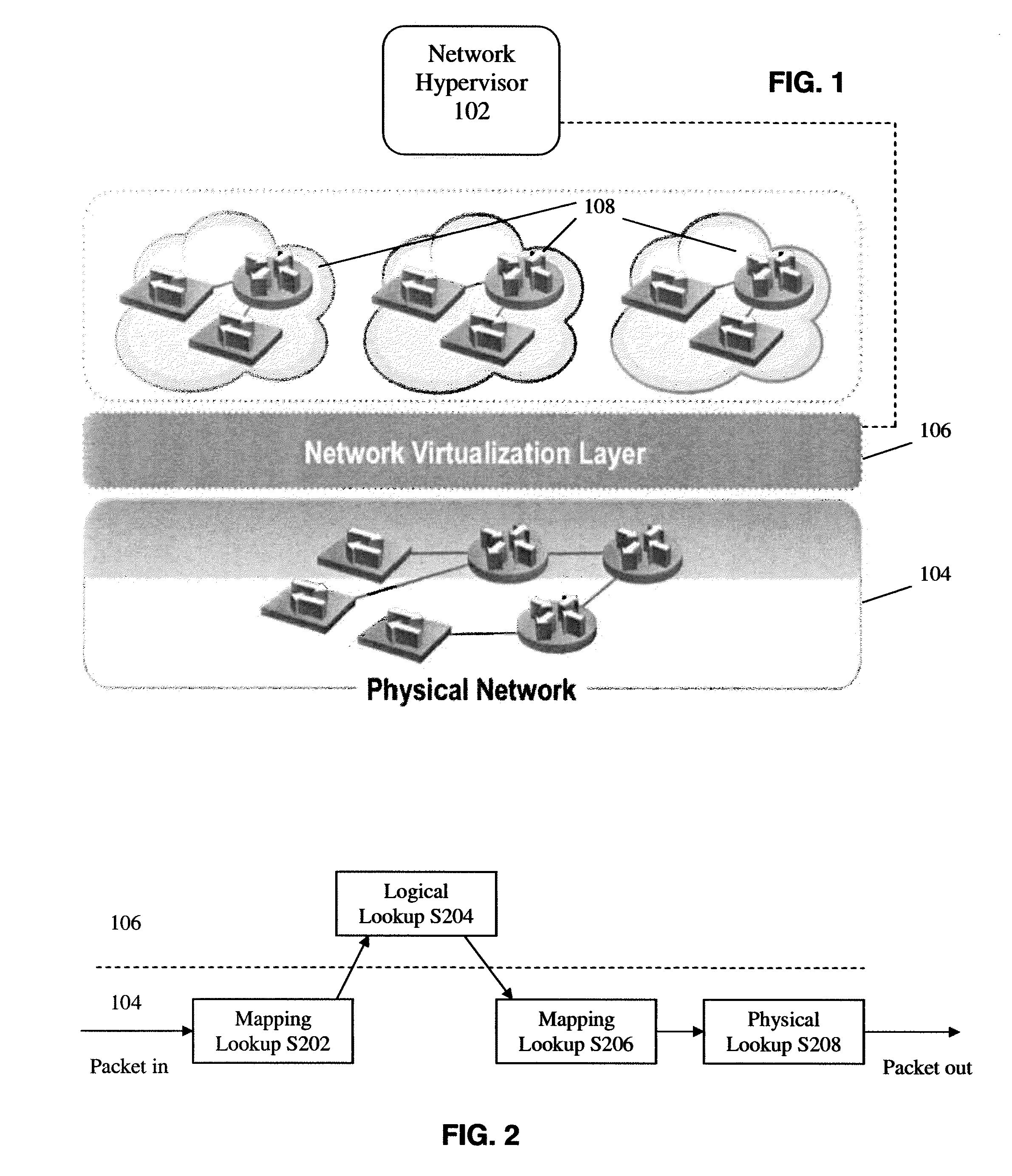 Method and apparatus for implementing and managing virtual switches