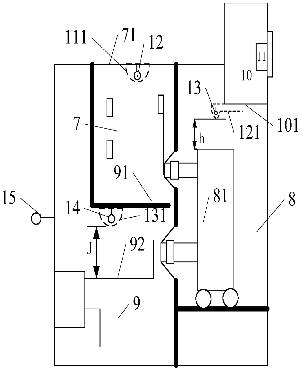 A high-voltage switchgear with defect monitoring and comprehensive control functions