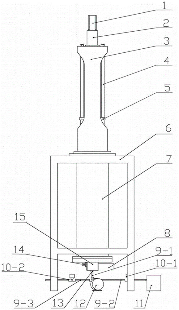 Device and method for automatic tail gas collection in gas calorific value metering system