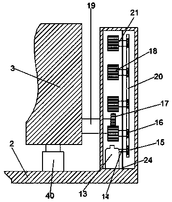 Assembling type landscape overflow weir