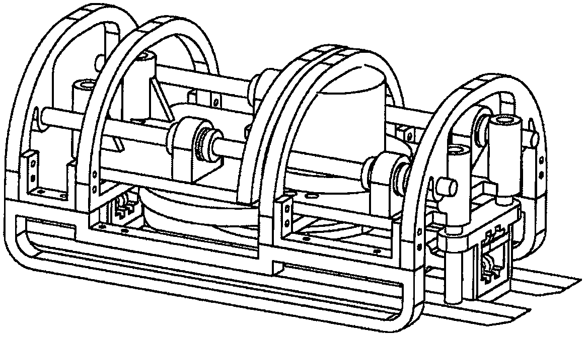 A flat peristaltic crawling system based on compound cam