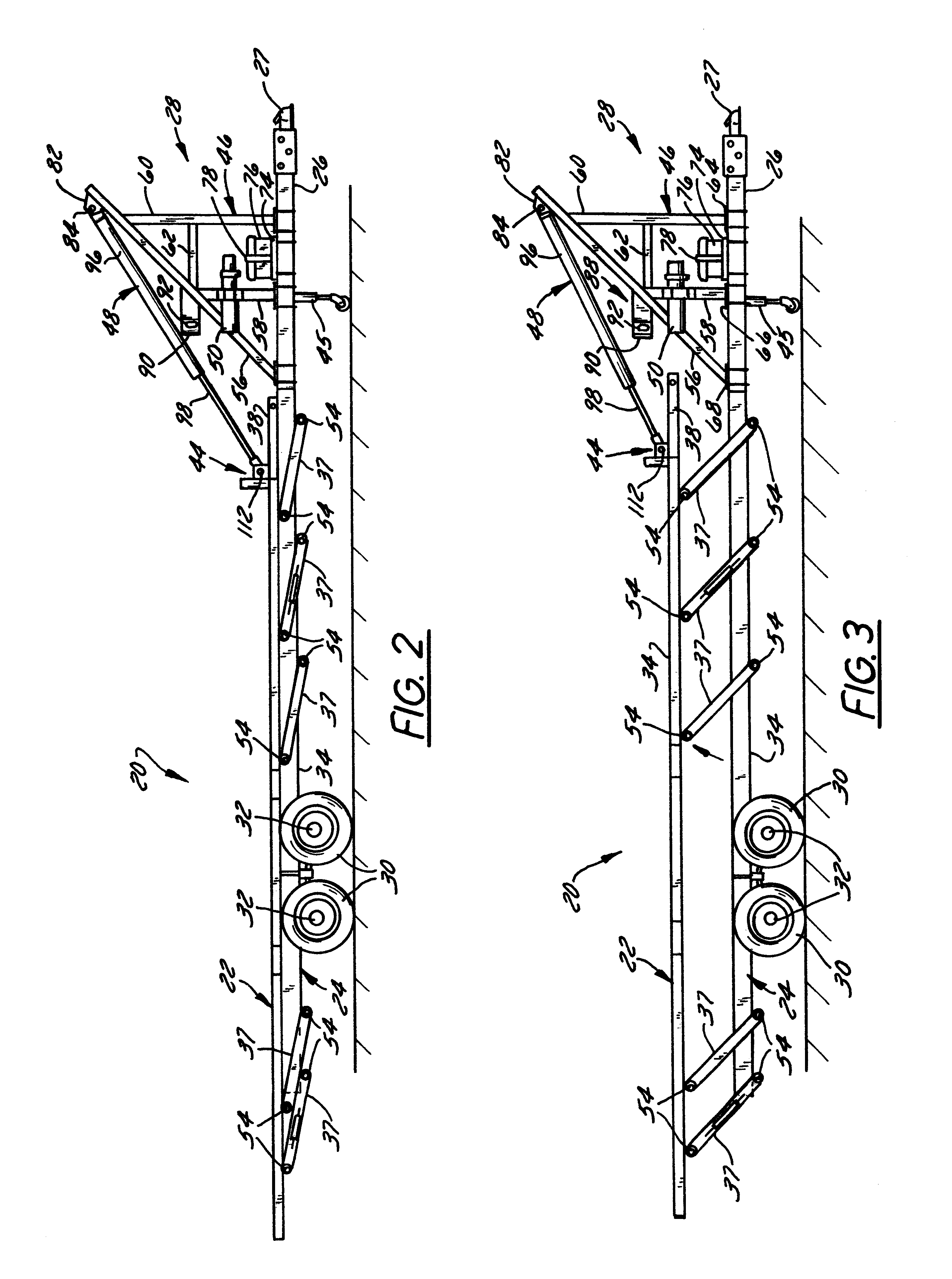 Trailer and lift assembly for same