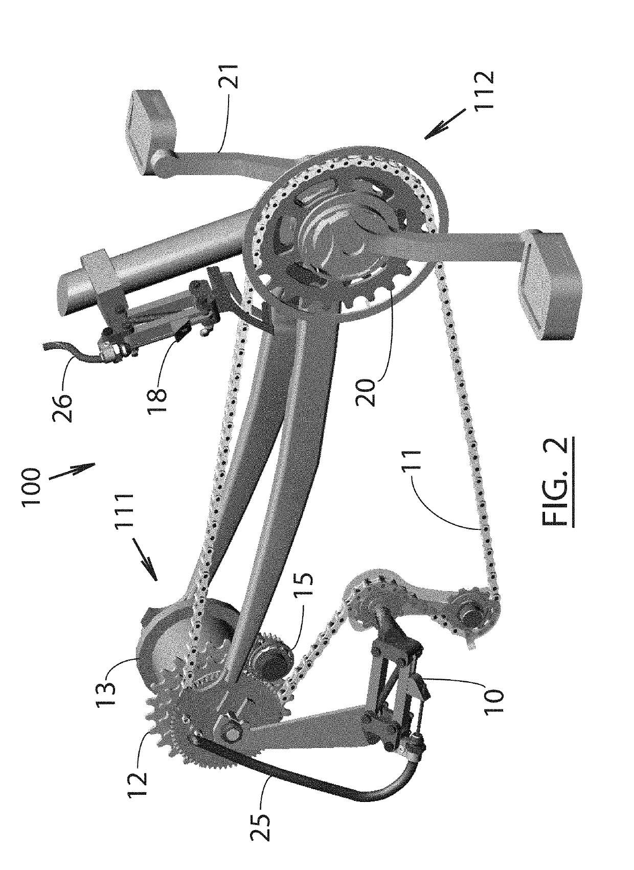 Bicycle Derailer Chain Driver